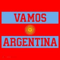 Argentina Vamos Argentina Flag Soccer Santa Hat thumb 1