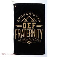 Army Veteran Afghanistan Soldier Oef Enduring Freedom Alumni Gift Golf Towel thumb 0