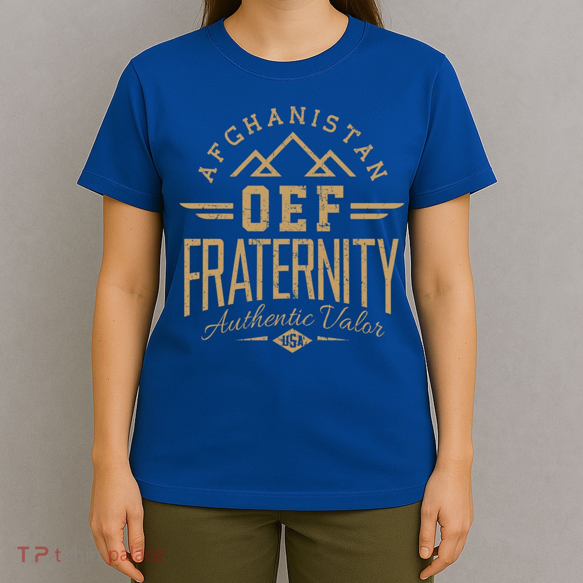 Army Veteran Afghanistan Soldier Oef Enduring Freedom Alumni Gift T-Shirt