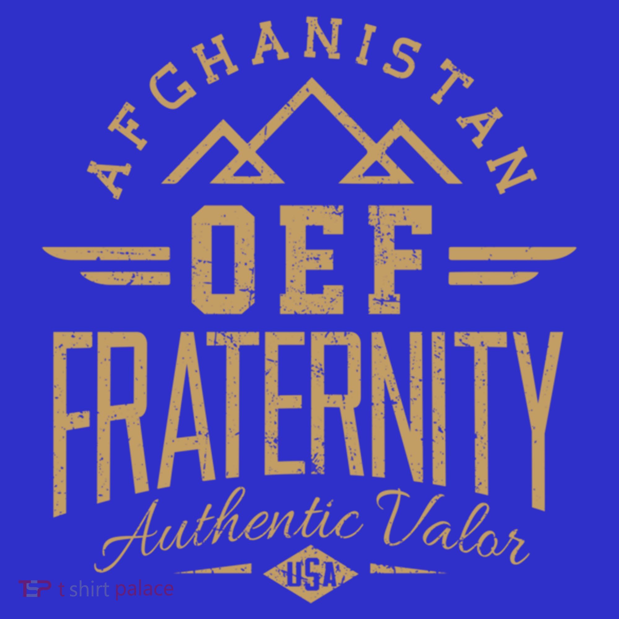 Army Veteran Afghanistan Soldier Oef Enduring Freedom Alumni Gift T-Shirt