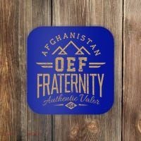 Army Veteran Afghanistan Soldier Oef Enduring Freedom Alumni Gift Coaster thumb 0