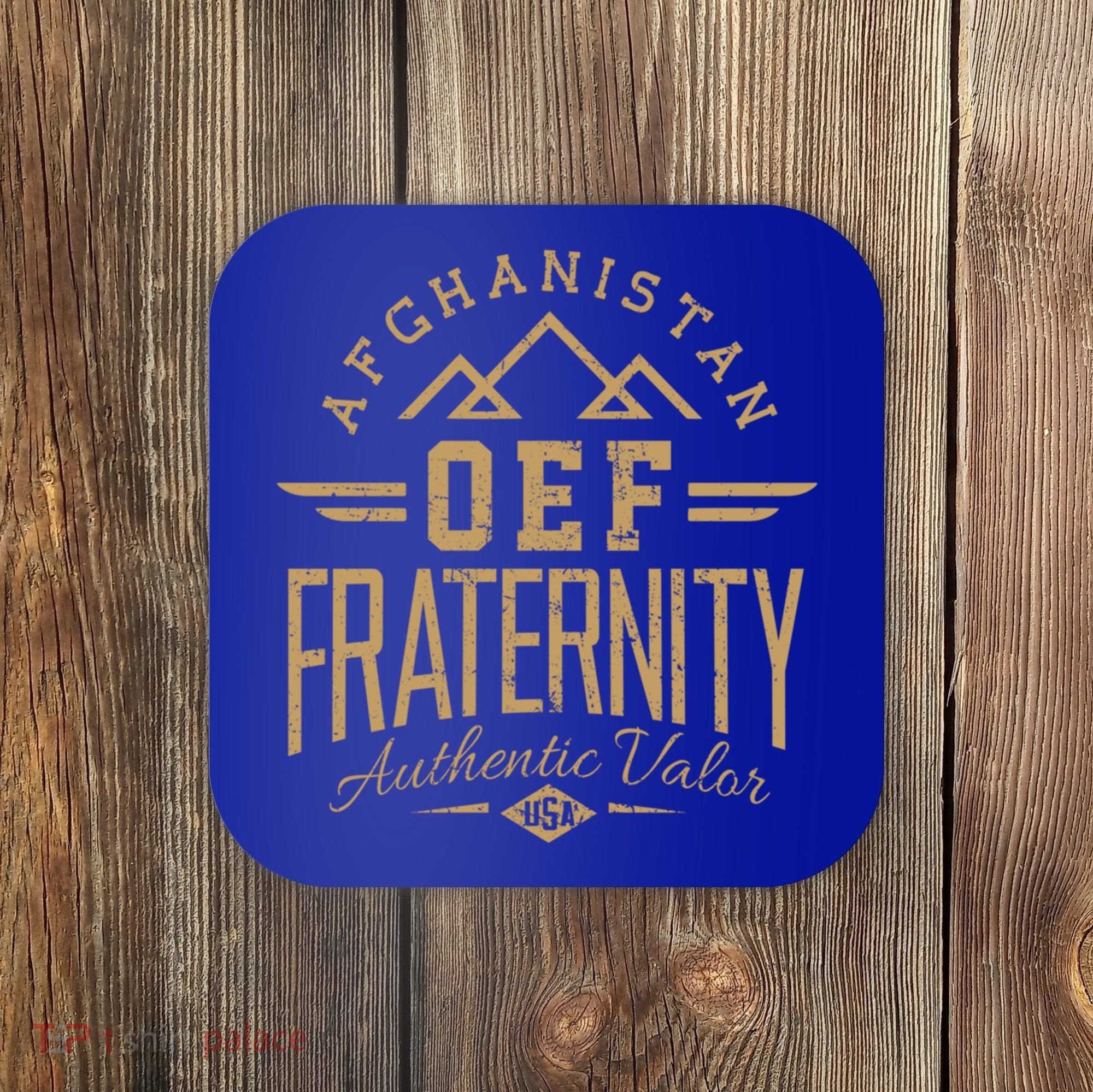 Army Veteran Afghanistan Soldier Oef Enduring Freedom Alumni Gift Coaster