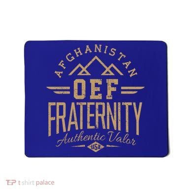 Army Veteran Afghanistan Soldier Oef Enduring Freedom Alumni Gift Mousepad