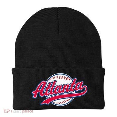 Atlanta Vintage Baseball Throwback Retro Design Beanie