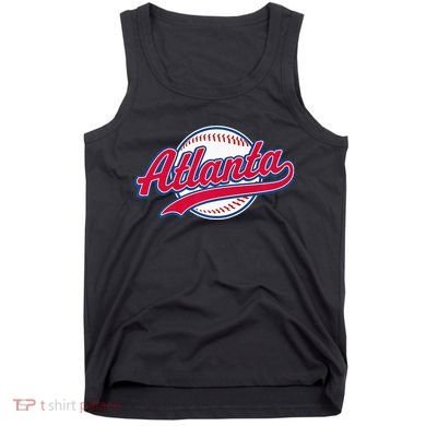 Atlanta Vintage Baseball Throwback Retro Design Tank Top