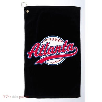 Atlanta Vintage Baseball Throwback Retro Design Golf Towel
