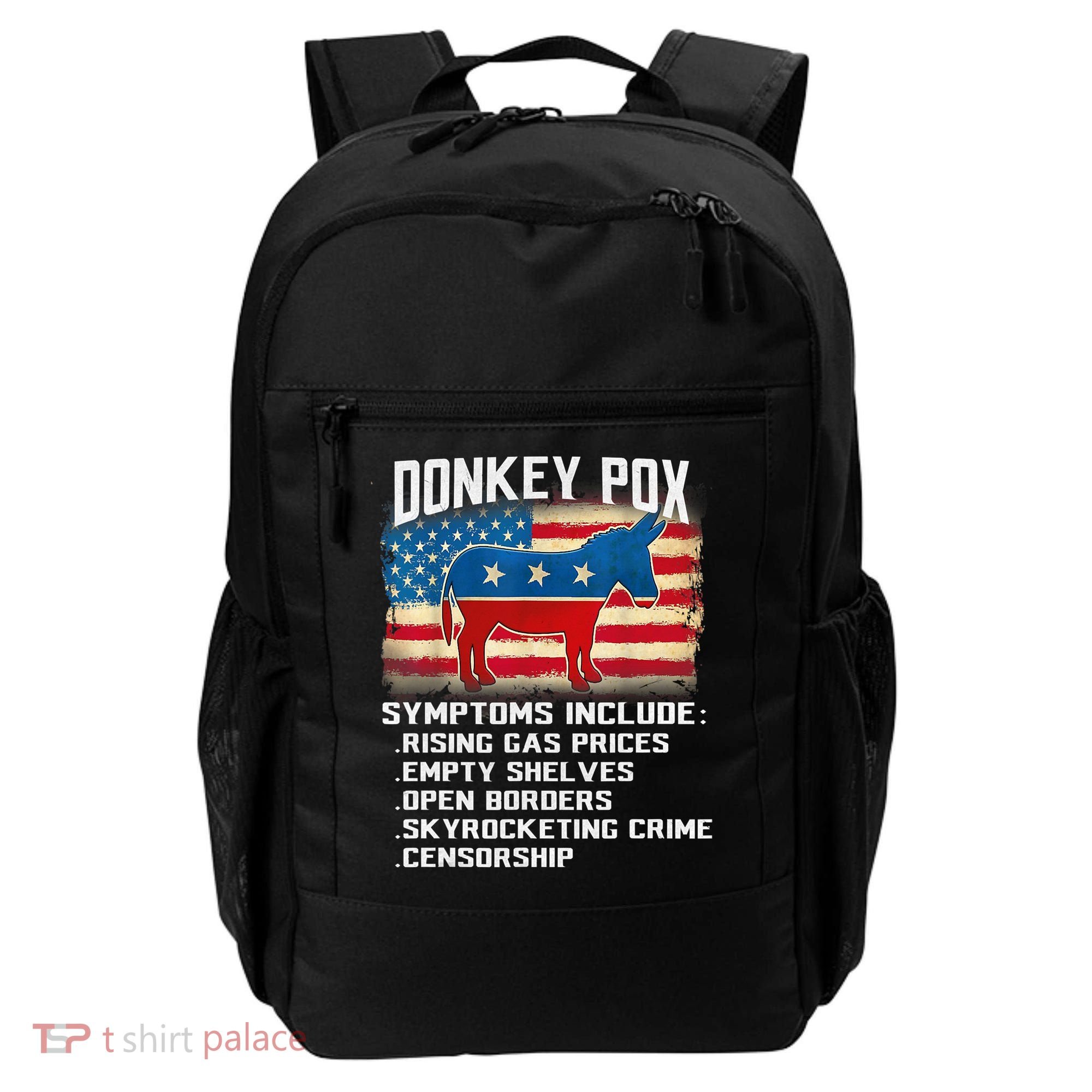 Anti Virus Biden Donkey Pox Symptoms Include Funny Biden Backpack