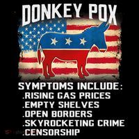 Anti Virus Biden Donkey Pox Symptoms Include Funny Biden Backpack thumb 2