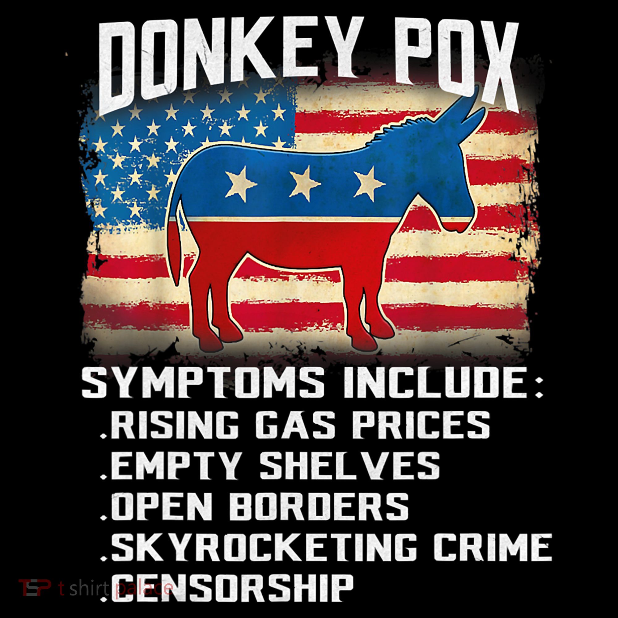 Anti Virus Biden Donkey Pox Symptoms Include Funny Biden Backpack