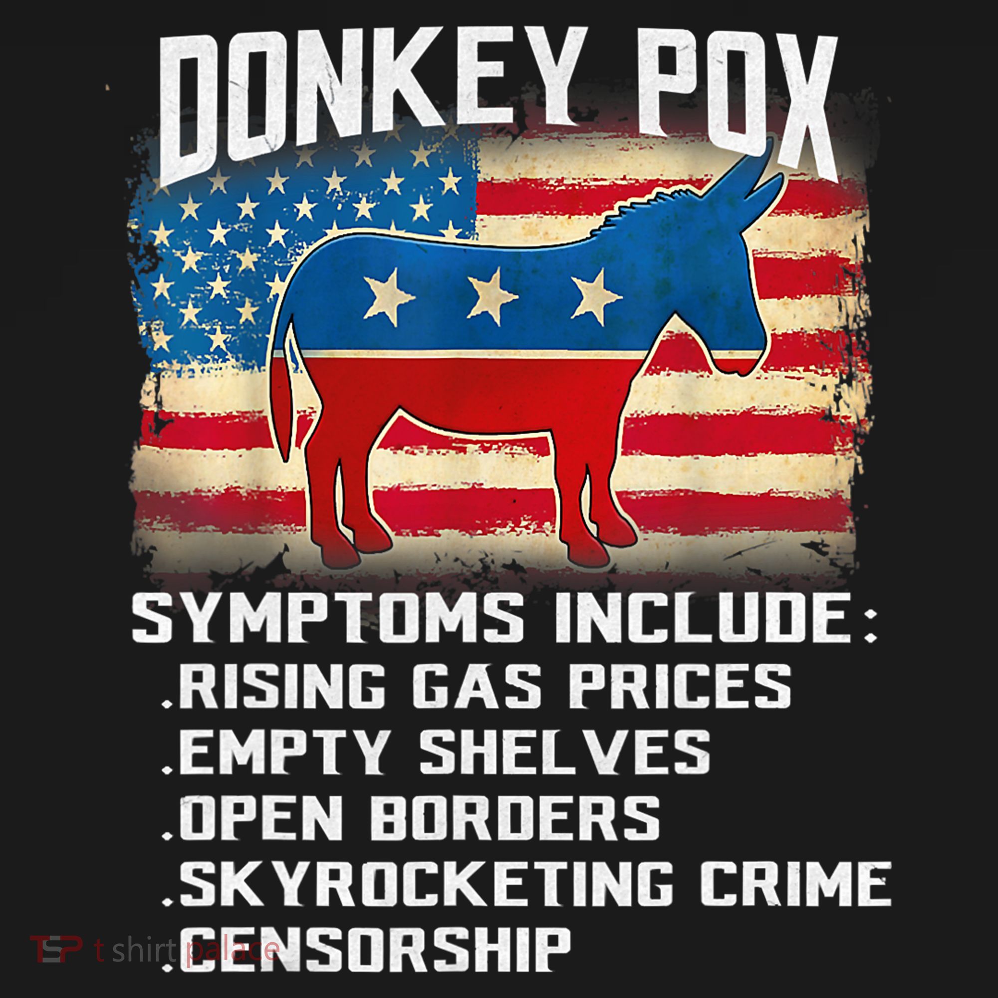 Anti Virus Biden Donkey Pox Symptoms Include Funny Biden Ornament