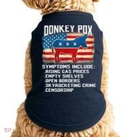 Anti Virus Biden Donkey Pox Symptoms Include Funny Biden Doggie Tank thumb 0