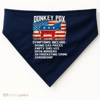 Anti Virus Biden Donkey Pox Symptoms Include Funny Biden USA-Made Doggie Bandana