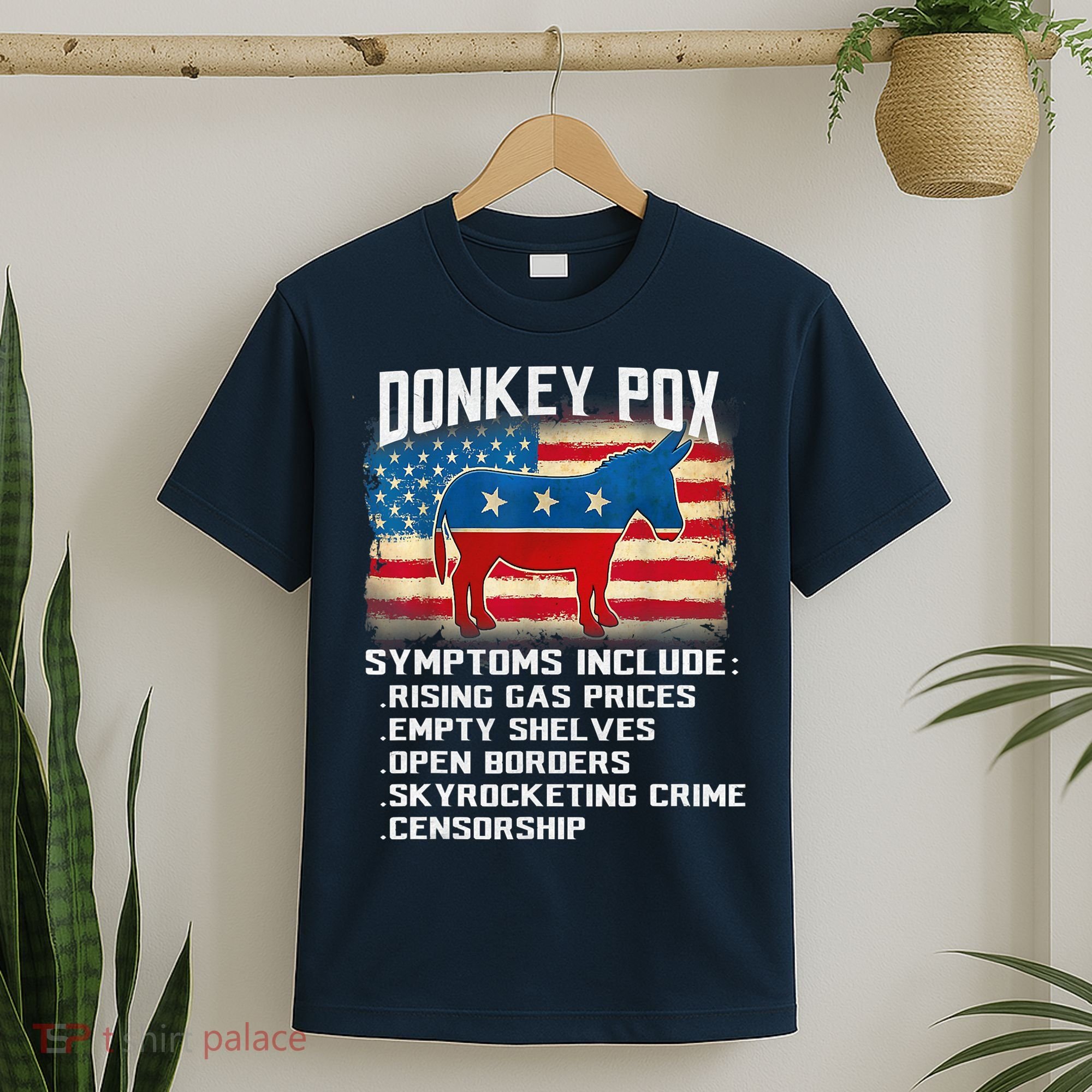 Anti Virus Biden Donkey Pox Symptoms Include Funny Biden T-Shirt
