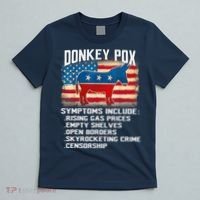 Anti Virus Biden Donkey Pox Symptoms Include Funny Biden T-Shirt thumb 5