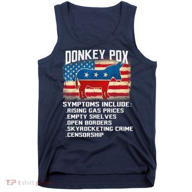 Anti Virus Biden Donkey Pox Symptoms Include Funny Biden Tank Top
