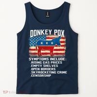 Anti Virus Biden Donkey Pox Symptoms Include Funny Biden Tank Top thumb 2