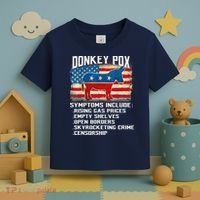 Anti Virus Biden Donkey Pox Symptoms Include Funny Biden Toddler T-Shirt thumb 3