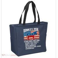 Anti Virus Biden Donkey Pox Symptoms Include Funny Biden Tote Bag thumb 2