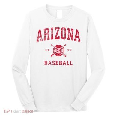 Arizona Vintage Baseball Throwback Long Sleeve Shirt