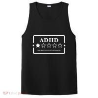 Adhd Very Bad Would Not Recommend Adhd Awareness Adulting PosiCharge Competitor Tank thumb 0