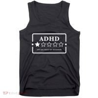 Adhd Very Bad Would Not Recommend Adhd Awareness Adulting Tank Top thumb 0