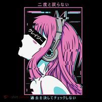 Aesthetic Vaporwave Crazy Waifu Anime Girl Coffee Mug thumb 5