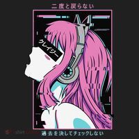Aesthetic Vaporwave Crazy Waifu Anime Girl Hat thumb 2