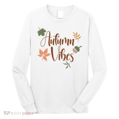 Autumn Vibes Cozy Long Sleeve Shirt