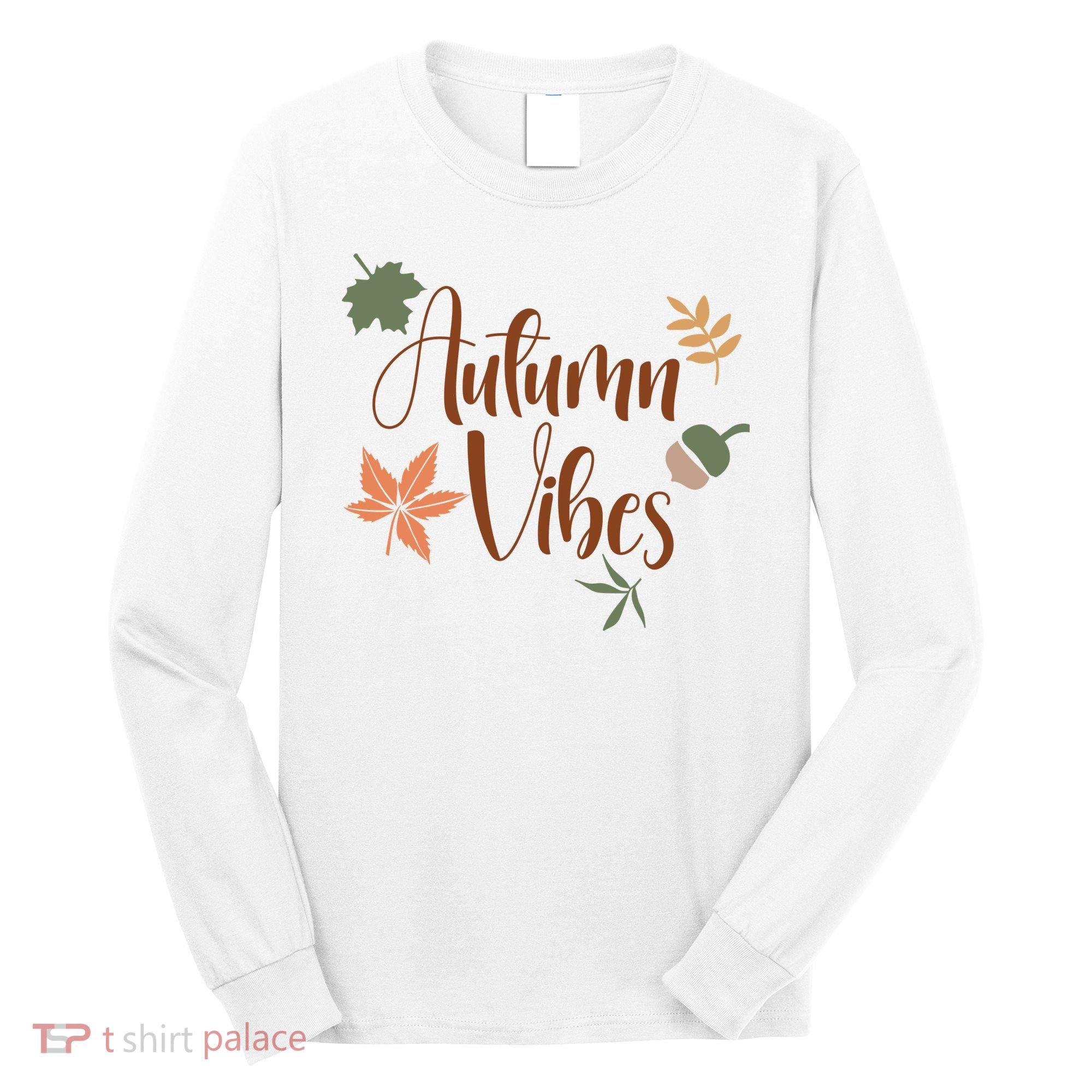 Autumn Vibes Cozy Long Sleeve Shirt