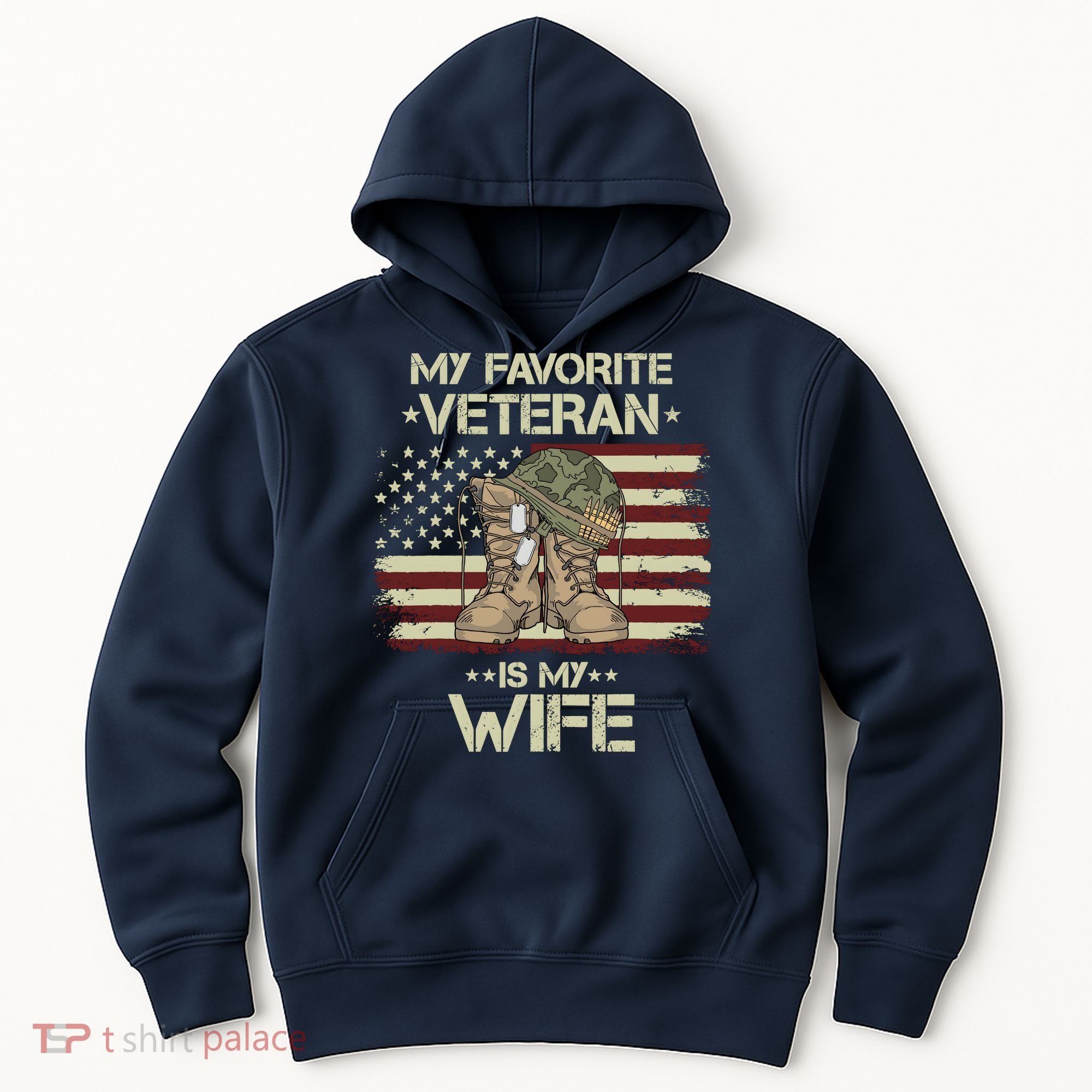 Army Veterans Day My Favorite Veteran Is My Wife Hoodie