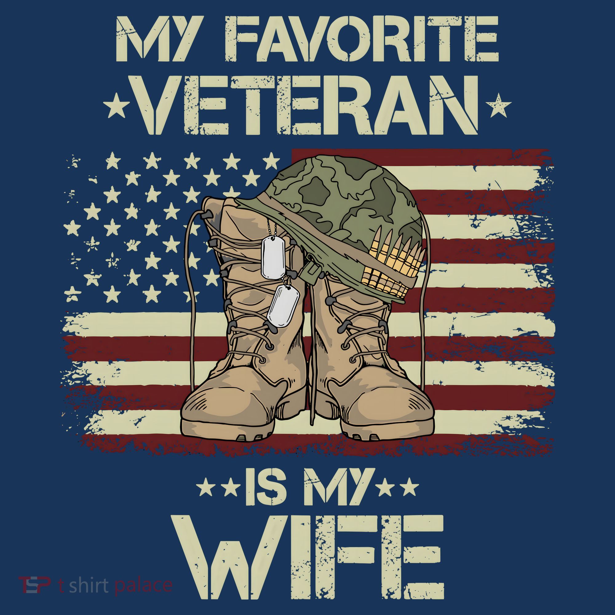 Army Veterans Day My Favorite Veteran Is My Wife Long Sleeve Shirt