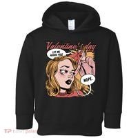 Anti Valentines Day Feminist Comic Toddler Hoodie thumb 0