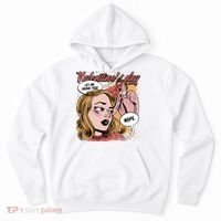 Anti Valentines Day Feminist Comic Hoodie thumb 0