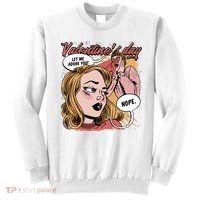 Anti Valentines Day Feminist Comic Sweatshirt thumb 0