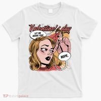 Anti Valentines Day Feminist Comic T-Shirt thumb 0