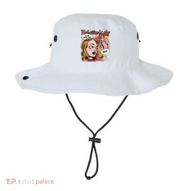 Anti Valentines Day Feminist Comic Bucket Hat