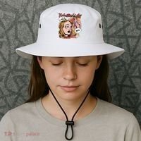 Anti Valentines Day Feminist Comic Bucket Hat thumb 3