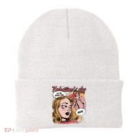 Anti Valentines Day Feminist Comic Beanie thumb 0