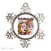 Anti Valentines Day Feminist Comic Ornament thumb 0