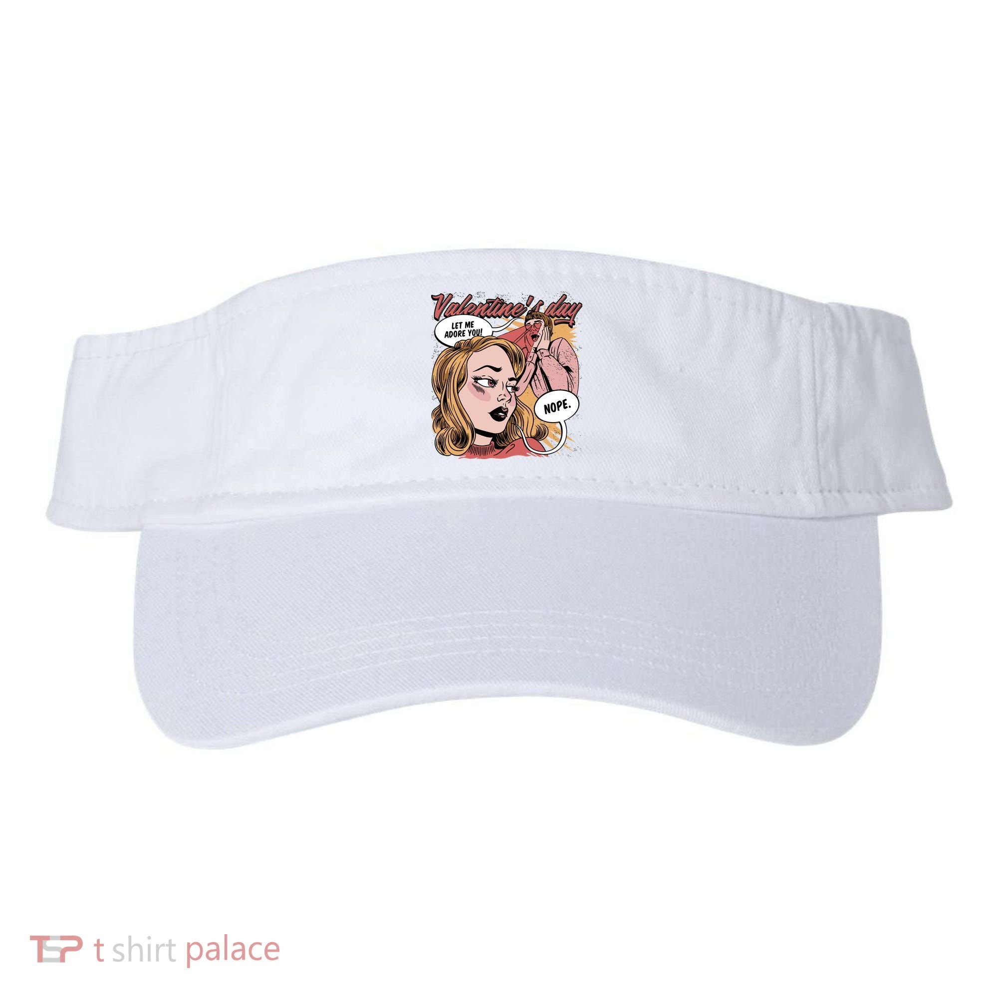Anti Valentines Day Feminist Comic Visor