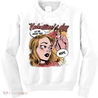 Anti Valentines Day Feminist Comic Kids Sweatshirt thumb 0
