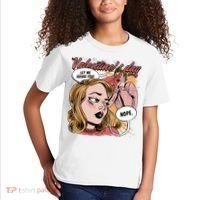 Anti Valentines Day Feminist Comic Kids T-Shirt thumb 2