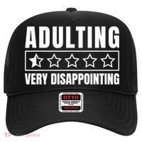 Adulting Very Disappointing Funny Sarcastic Sayings Hat thumb 0