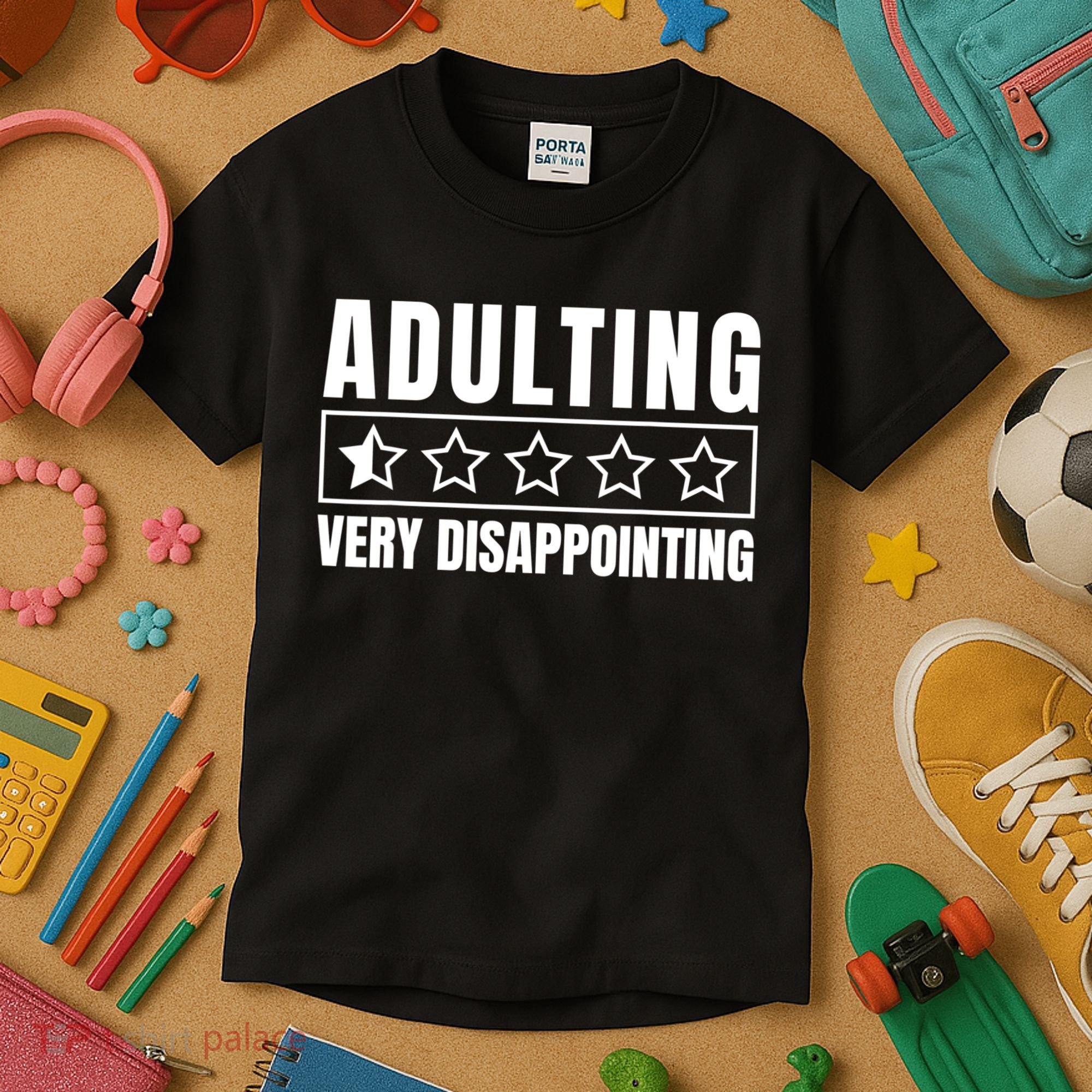Adulting Very Disappointing Funny Sarcastic Sayings Kids T-Shirt