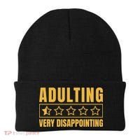 Adulting Very Disappointing Funny Beanie thumb 0