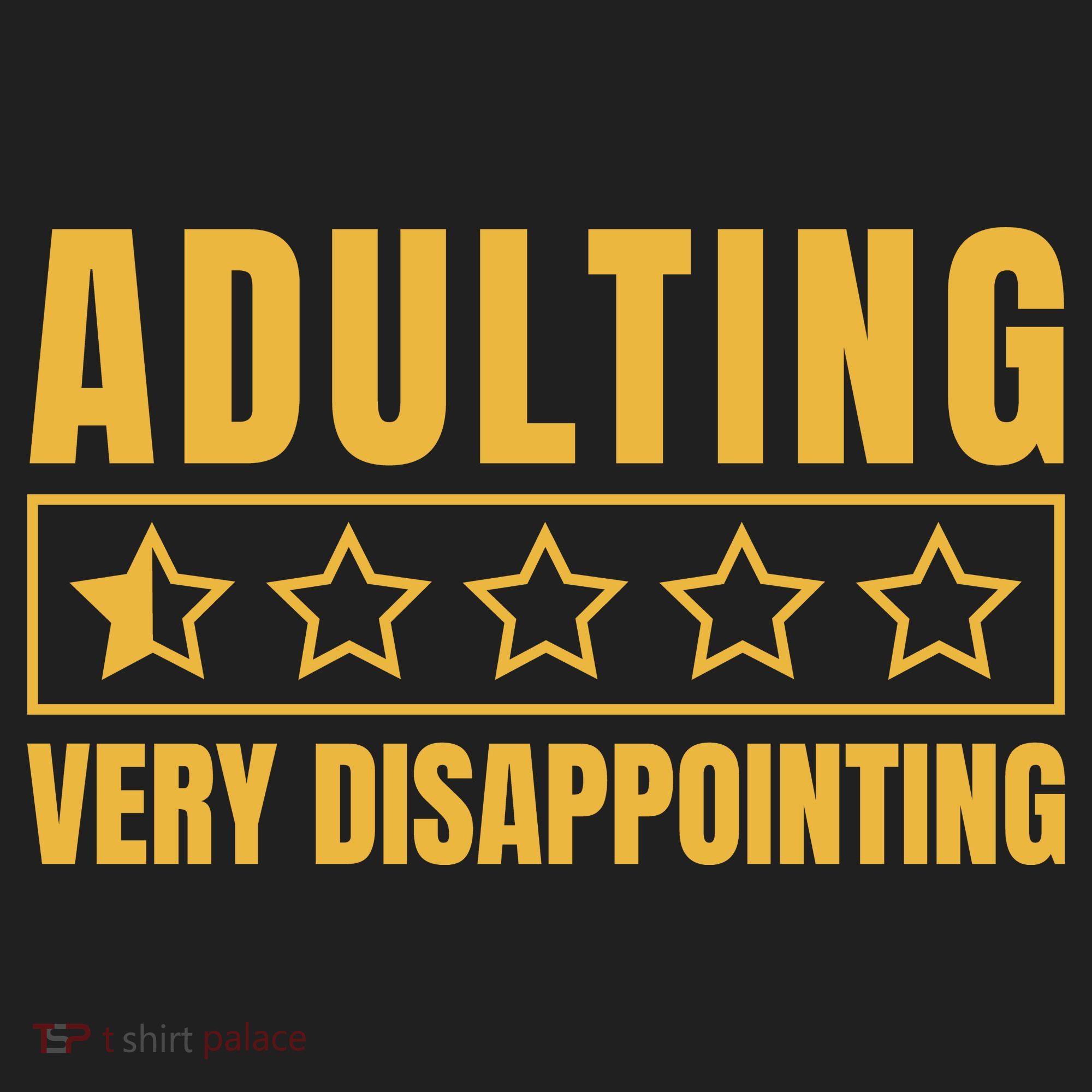 Adulting Very Disappointing Funny Beanie