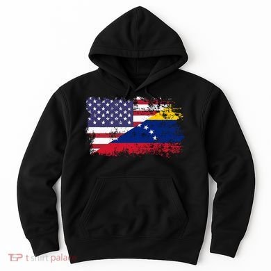 American Venezuela Flag Funny Gift Hoodie