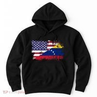 American Venezuela Flag Funny Gift Hoodie thumb 0