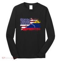 American Venezuela Flag Funny Gift Long Sleeve Shirt thumb 0