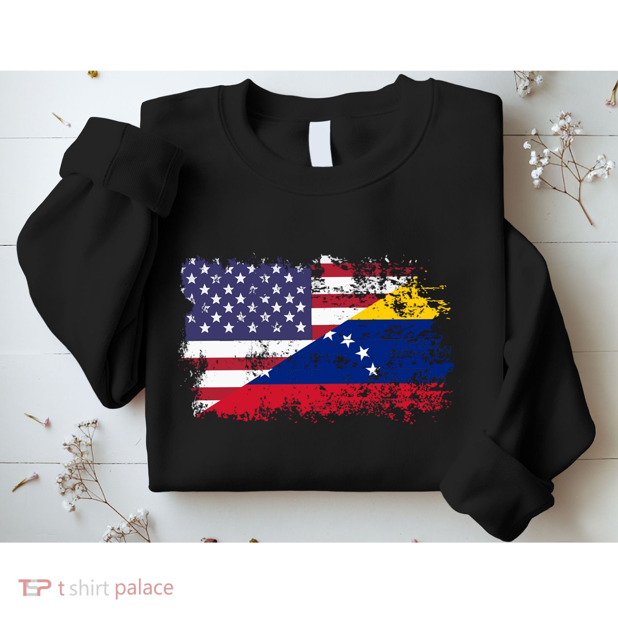 American Venezuela Flag Funny Gift Sweatshirt